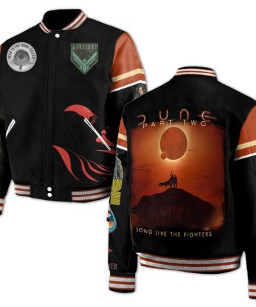 Dune Part Two Retro Varsity Jacket - Sci-Fi Fan Must-Have! Limited Edition