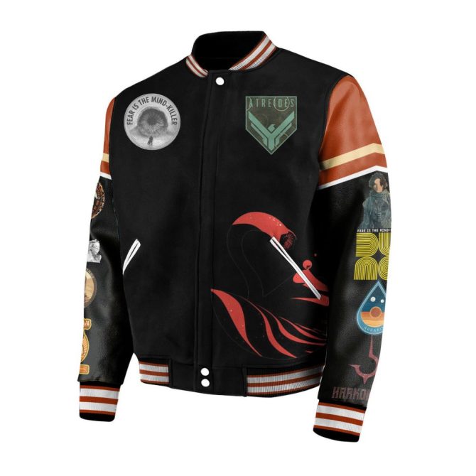 Dune Part Two Retro Varsity Jacket - Sci-Fi Fan Must-Have! Limited Edition - Image 3