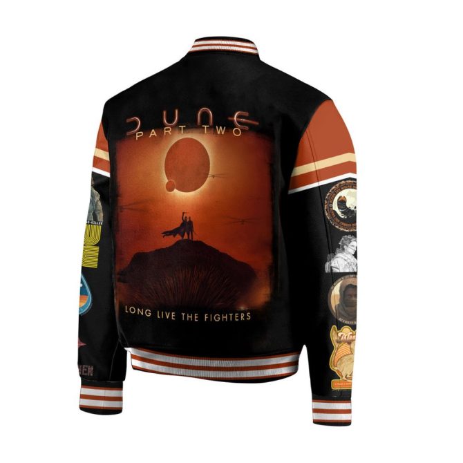 Dune Part Two Retro Varsity Jacket - Sci-Fi Fan Must-Have! Limited Edition - Image 2
