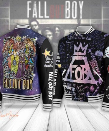 Exclusive Fall Out Boy Varsity Jacket - Fan Art Design, Limited Edition , Perfect Gift For Music Lovers