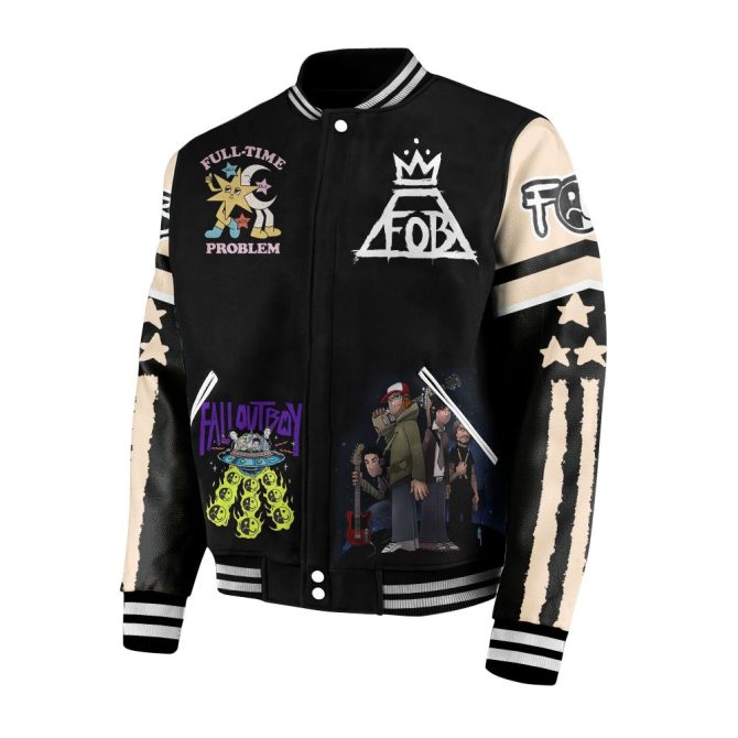 Limited Edition Punk Rock Varsity Jacket - Bold Graphics & Streetwear Style - Image 3