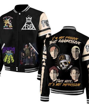 Exclusive Band-Themed Varsity Jacket - Bold Graphics & Unique Design - Limited Edition