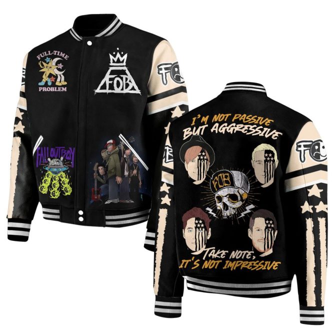 Exclusive Band-Themed Varsity Jacket - Bold Graphics & Unique Design - Limited Edition
