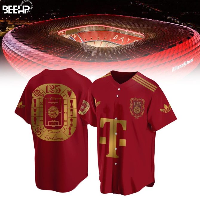 Bavarian Heritage Soccer Jersey - Celebrate 125 Years In Style With Gold Accents - Limited Edition