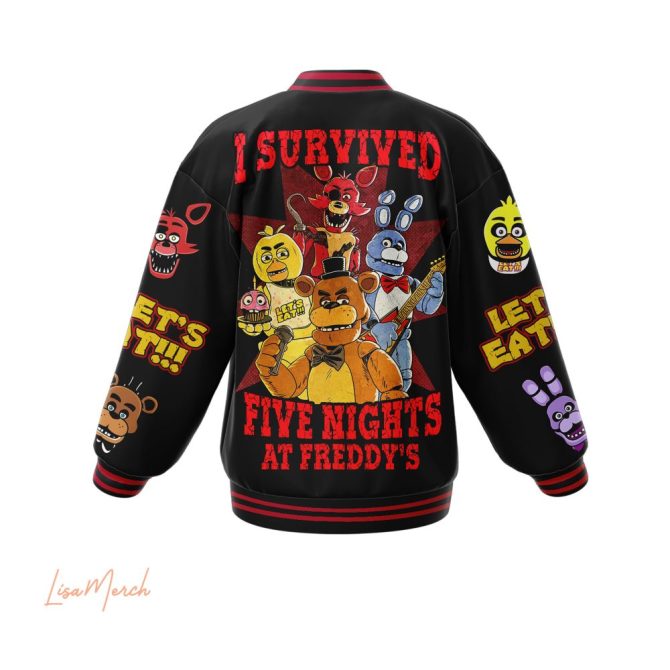 Five Nights At Freddy'S Varsity Jacket – Ultimate Fan Gear, Limited Edition! - Image 3