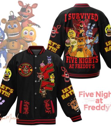 Five Nights At Freddy'S Varsity Jacket – Ultimate Fan Gear, Limited Edition!