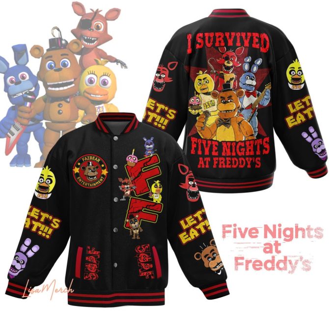 Five Nights At Freddy'S Varsity Jacket – Ultimate Fan Gear, Limited Edition!