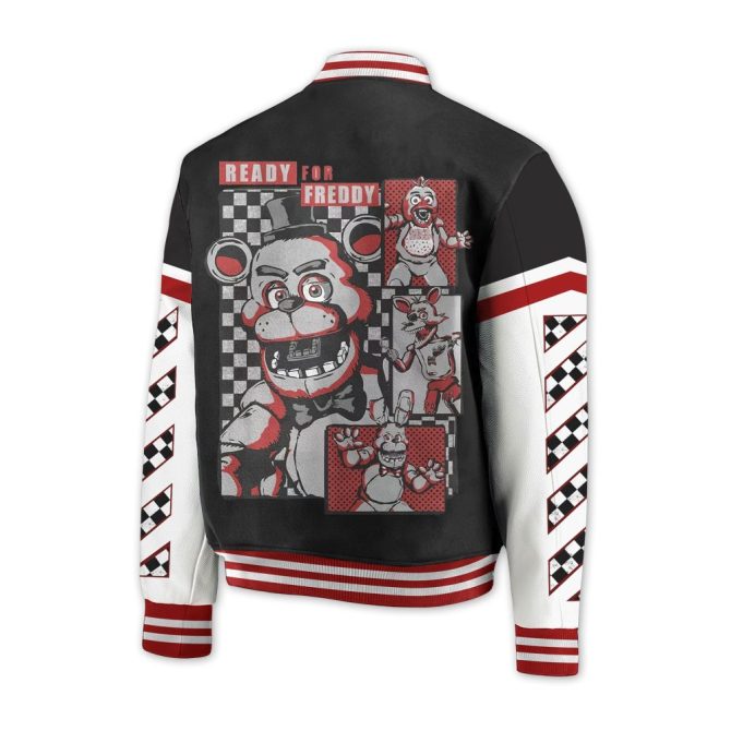Five Nights Freddy'S Varsity Jacket - Bold & Stylish Fan Apparel For Gamers - Image 3