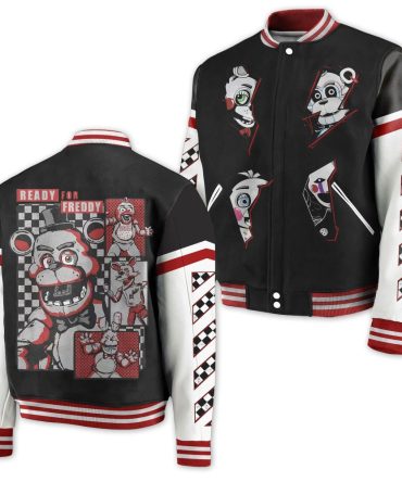 Five Nights Freddy'S Varsity Jacket - Bold & Stylish Fan Apparel For Gamers