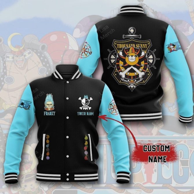 Custom Anime Varsity Jacket - Personalized Name, Unique Design, Perfect Gift For Fans