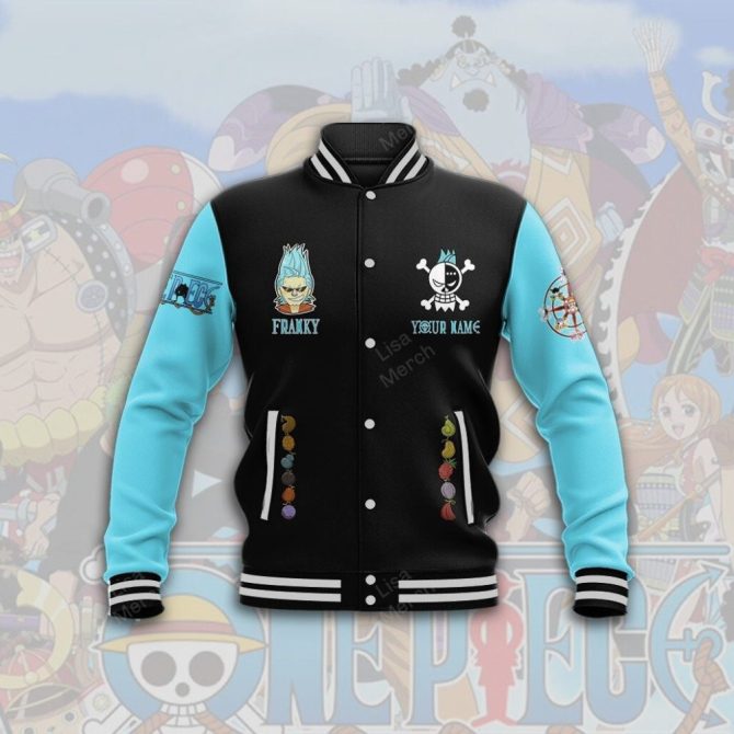 Custom Anime Varsity Jacket - Personalized Name, Unique Design, Perfect Gift For Fans - Image 2