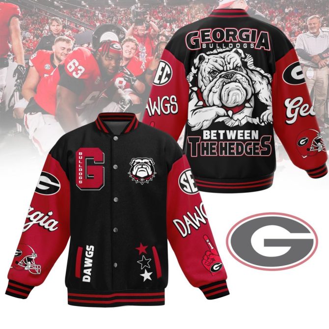 Georgia Bulldogs Varsity Jacket - Bold Design, Perfect For Fans - Show Your Team Spirit!