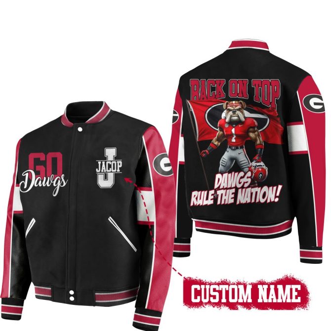 Customizable Dawgs Varsity Jacket - Show Your Pride With Personalized Name & Iconic Design! - Image 2