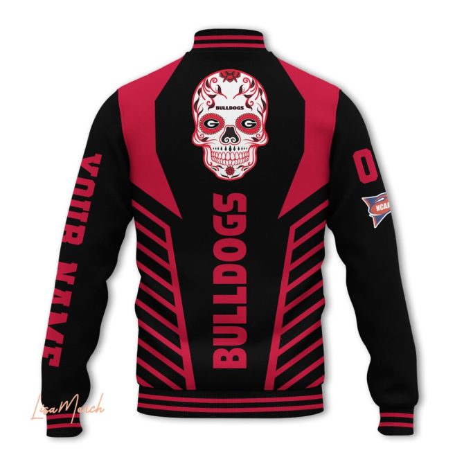 Custom Georgia Bulldogs Varsity Jacket - Personalized Name & Number , Stylish College Gear - Image 3