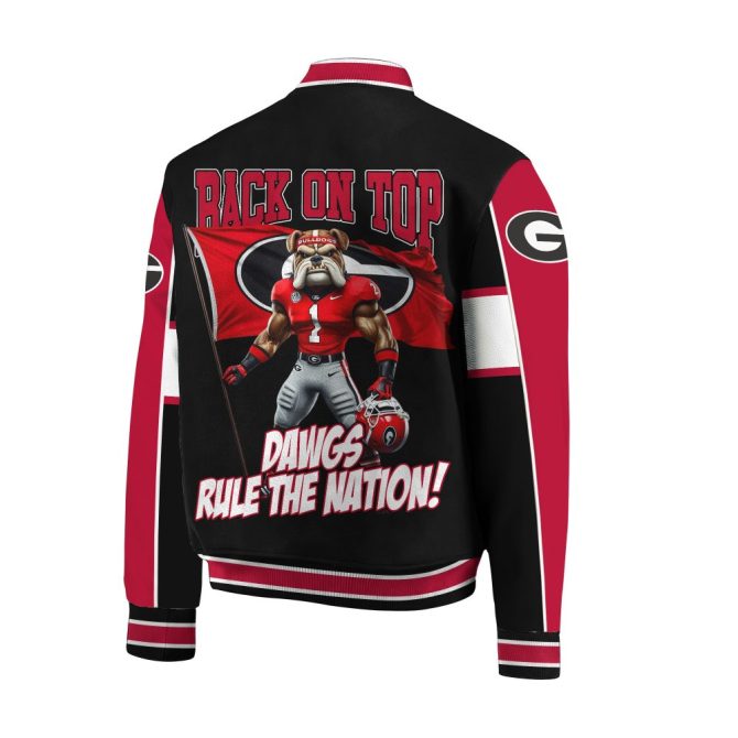 Customizable Dawgs Varsity Jacket - Show Your Pride With Personalized Name & Iconic Design! - Image 4