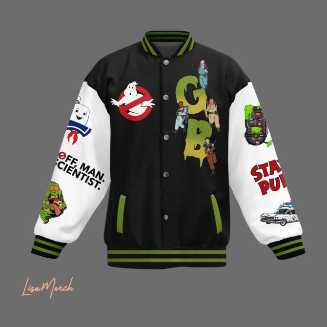 Ghostbusters Varsity Jacket – Retro Style, Iconic Design, Perfect For Fans & Collectors! - Image 2