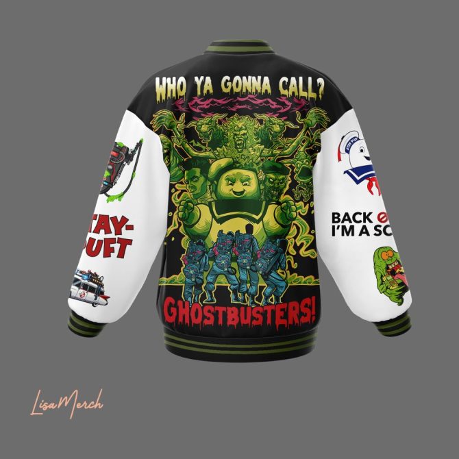 Ghostbusters Varsity Jacket – Retro Style, Iconic Design, Perfect For Fans & Collectors! - Image 3