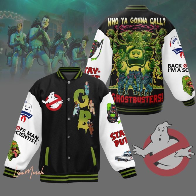 Ghostbusters Varsity Jacket – Retro Style, Iconic Design, Perfect For Fans & Collectors!