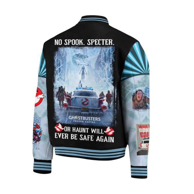 Ghostbusters Frozen Empire Varsity Jacket - Stylish Retro Design For Fans - Image 3