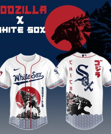 Exclusive Godzilla X White Sox Jersey – Limited Edition Baseball Apparel
