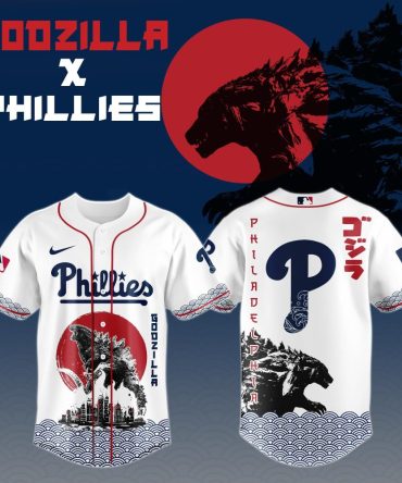 Limited Edition Godzilla X Phillies Jersey – Unique Baseball Apparel For Fans