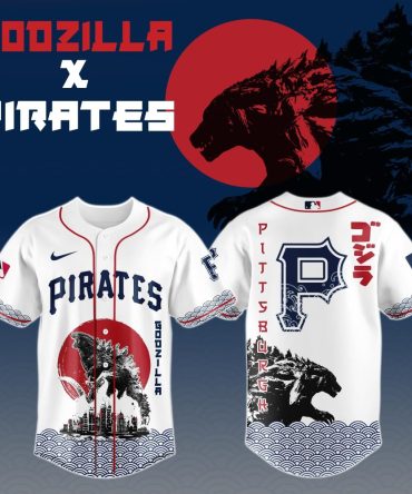 Exclusive Godzilla X Pirates Jersey – Limited Edition Fan Gear For Mlb Enthusiasts