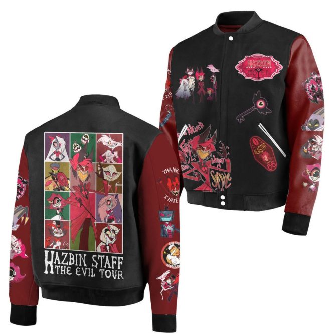 Limited Edition Hazbin Hotel Bomber Jacket – Bold, Stylish & Unique Design