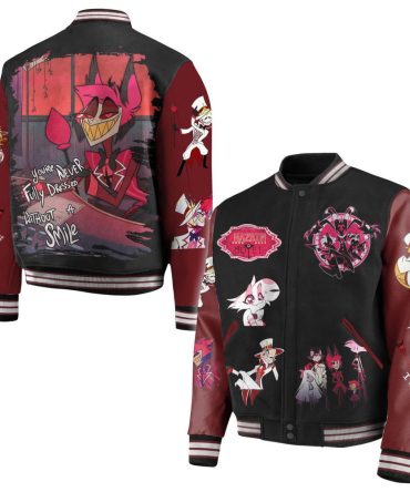 Hazbin Hotel Varsity Jacket – Stylish Anime Art, Perfect Gift For Fans!