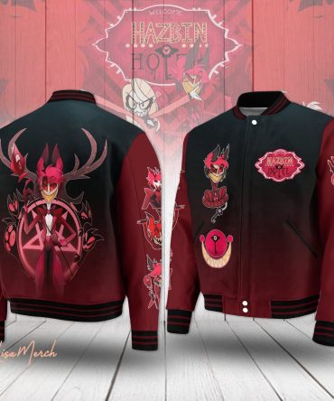 Hazbin Hotel Varsity Jacket - Stylish Anime Fanwear For Trendsetters