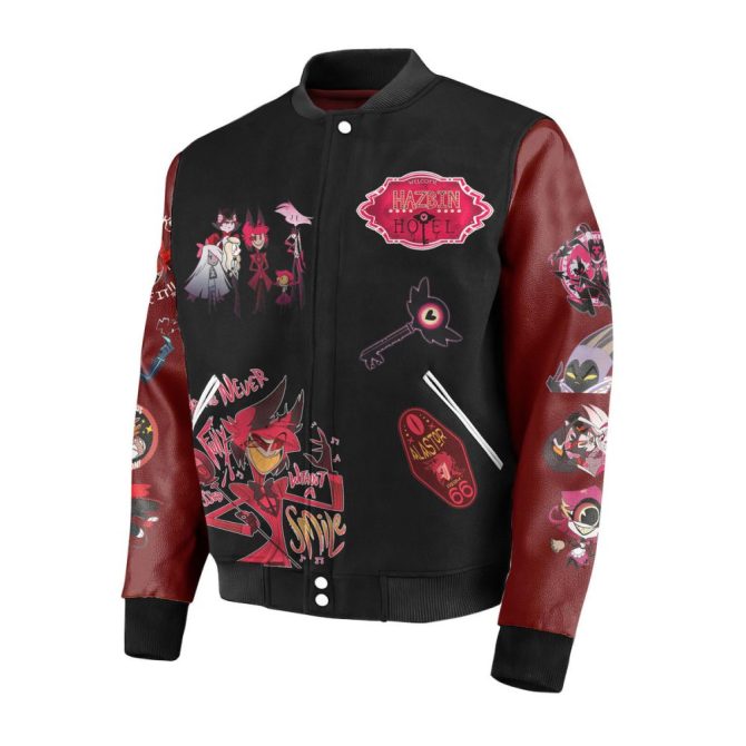 Limited Edition Hazbin Hotel Bomber Jacket – Bold, Stylish & Unique Design - Image 2