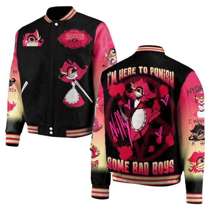 Edgy Graphic Bomber Jacket - Bold Anime-Inspired Design For Trendsetters