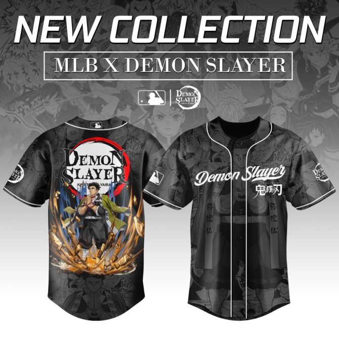 Limited Edition Mlb X Demon Slayer Baseball Jersey - New Collection 2023