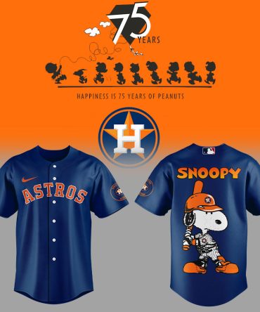 Astros X Peanuts 75Th Anniversary Snoopy Jersey - Limited Edition Baseball Shirt