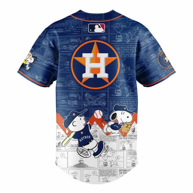 Astros X Peanuts 75Th Anniversary Jersey – Limited Edition Collectible - Image 3