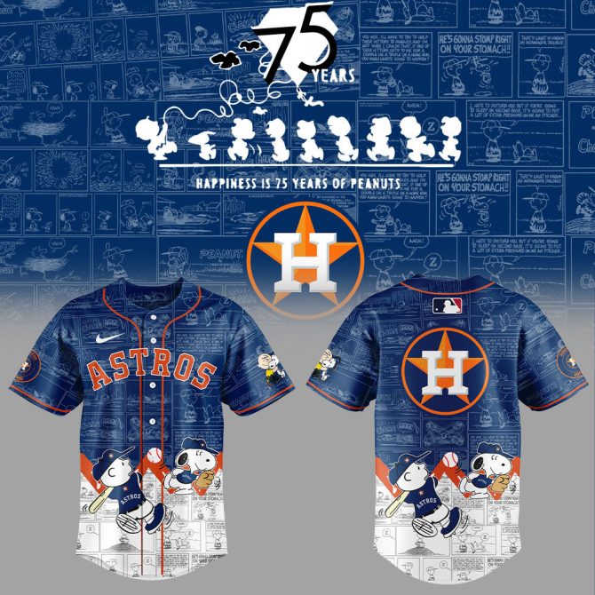 Astros X Peanuts 75Th Anniversary Jersey – Limited Edition Collectible