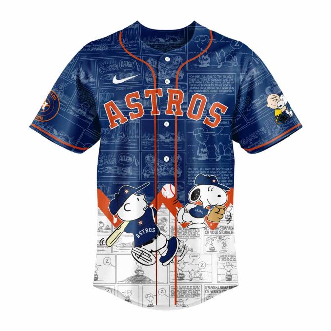Astros X Peanuts 75Th Anniversary Jersey – Limited Edition Collectible - Image 2