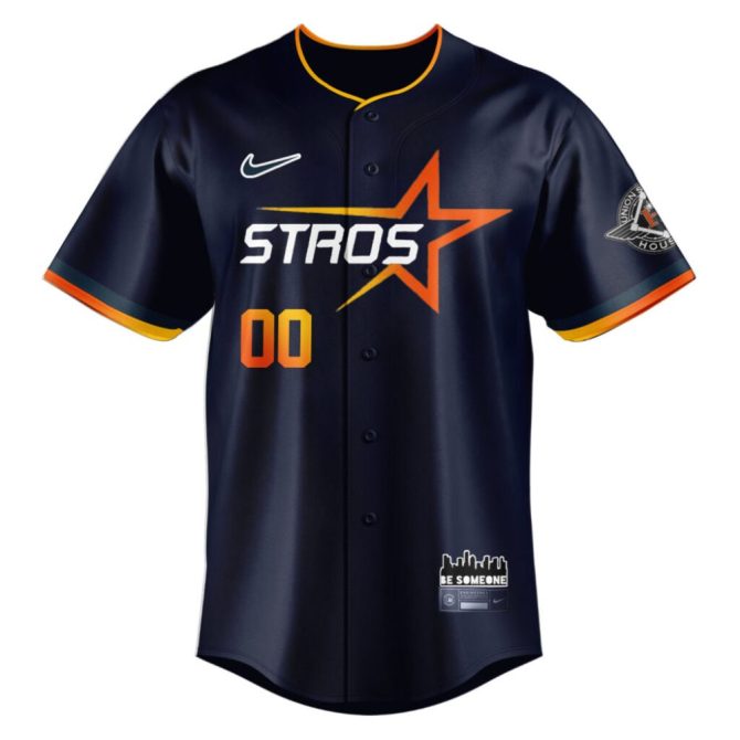 Custom Houston Astros City Connect Jersey – Personalize Your Name & Number - Image 2