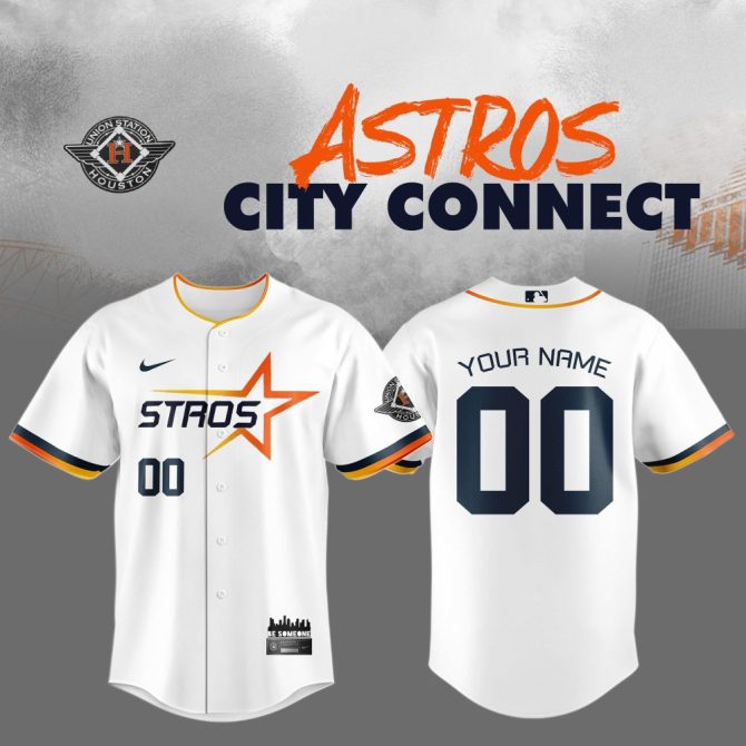 Custom Astros City Connect Jersey - Personalize Your Name & Number!