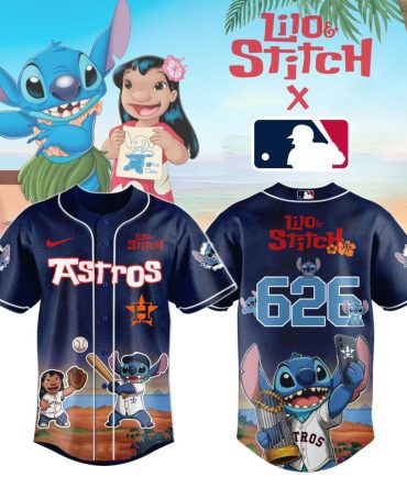 Lilo & Stitch X Astros Mlb Jersey – Limited Edition Disney Baseball Shirt