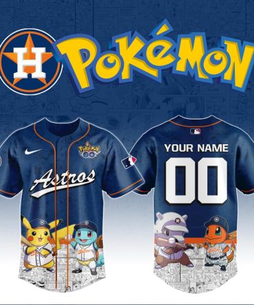 Custom Astros Pokémon Jersey - Personalize With Your Name! Limited Edition Fan Gear