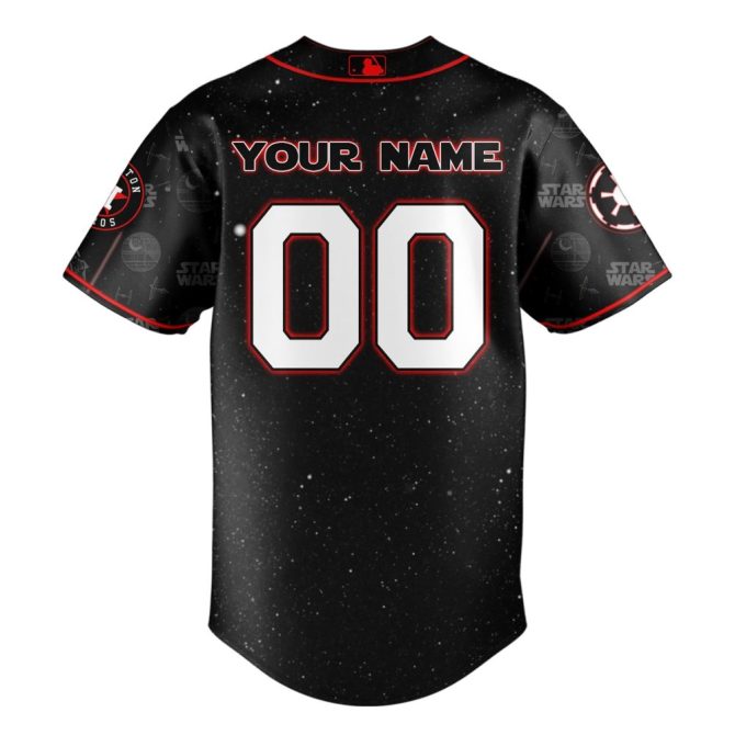 Custom Star Wars Astros Jersey - Personalized Name & Number - Limited Edition Fan Gear - Image 3