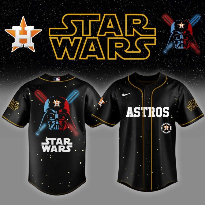 Astros Star Wars Jersey – Limited Edition Darth Vader Design, Perfect For Fans!