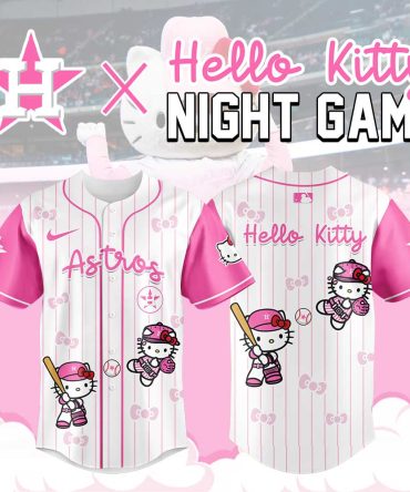 Limited Edition Astros X Hello Kitty Baseball Jersey – Perfect For Fans & Collectors!