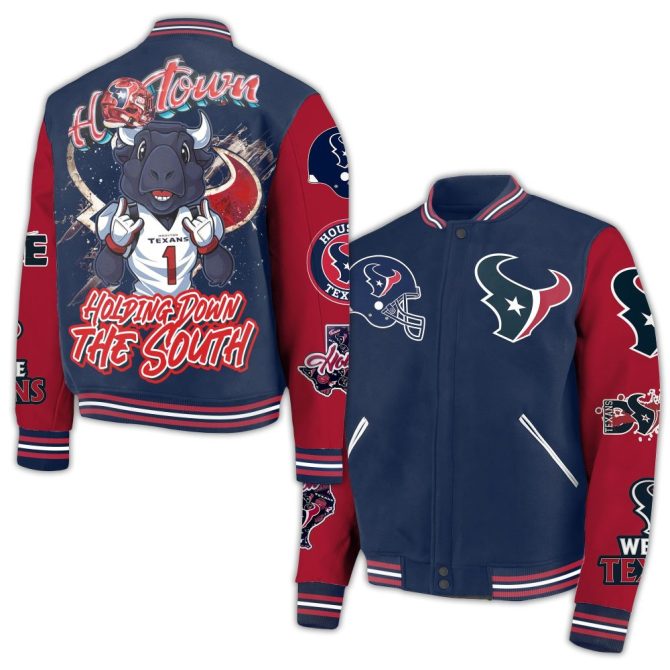 Houston Texans Varsity Jacket - Bold Design, Ultimate Fan Gear!