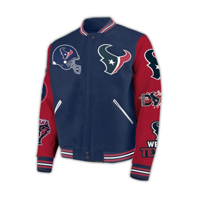 Houston Texans Varsity Jacket - Bold Design, Ultimate Fan Gear! - Image 3