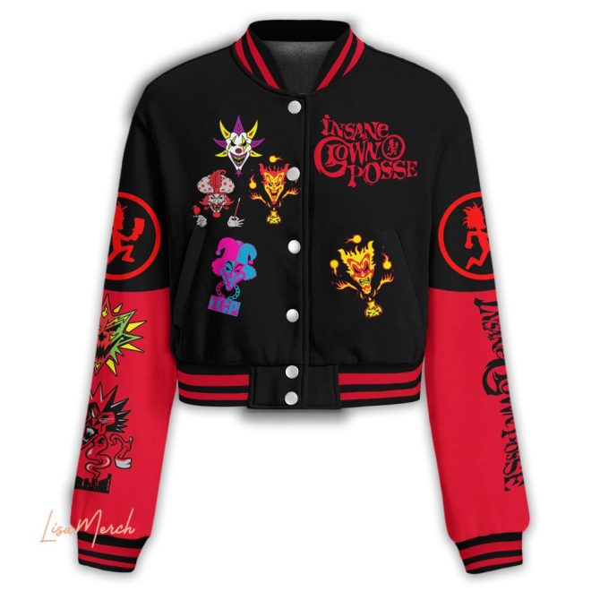 Limited Edition Insane Clown Posse Fearless Fred Fury Jacket - Bold Red & Black Design - Image 2