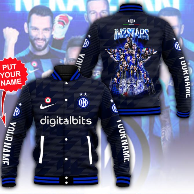Customizable Inter Milan Jacket - Personalize With Your Name! Limited Edition Design
