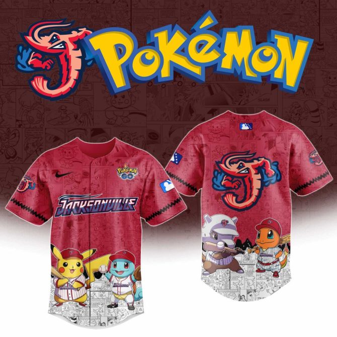 Limited Edition Pokémon Baseball Jersey – Vibrant Design, Perfect For Fans!