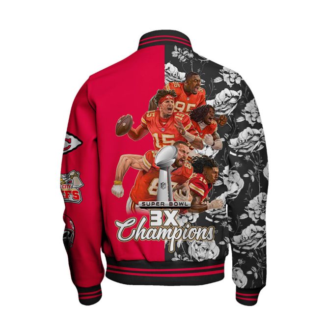 Kansas City Chiefs Super Bowl Champs Varsity Jacket – Limited Edition Fan Gear - Image 3