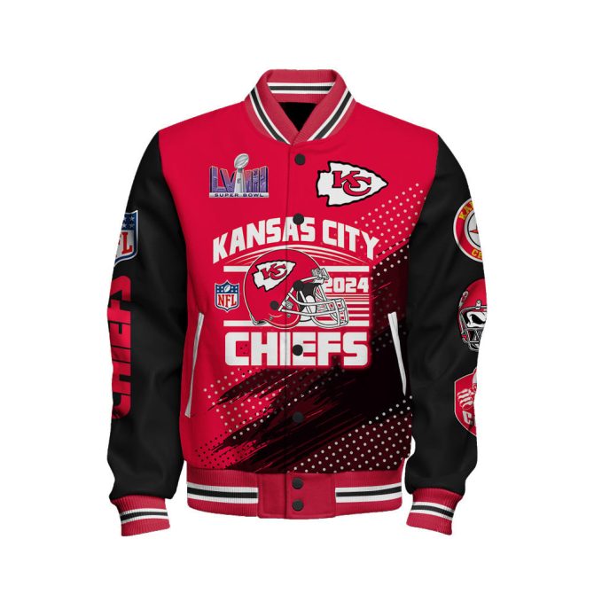 Official Kansas City Chiefs 2024 Super Bowl Jacket - Limited Edition Fan Gear - Image 2